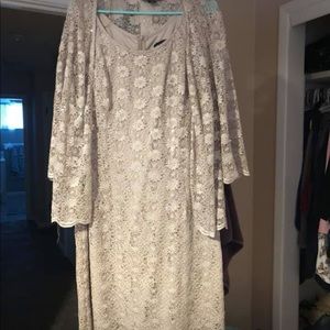 Dress mother to groom dress from David’s Bridal